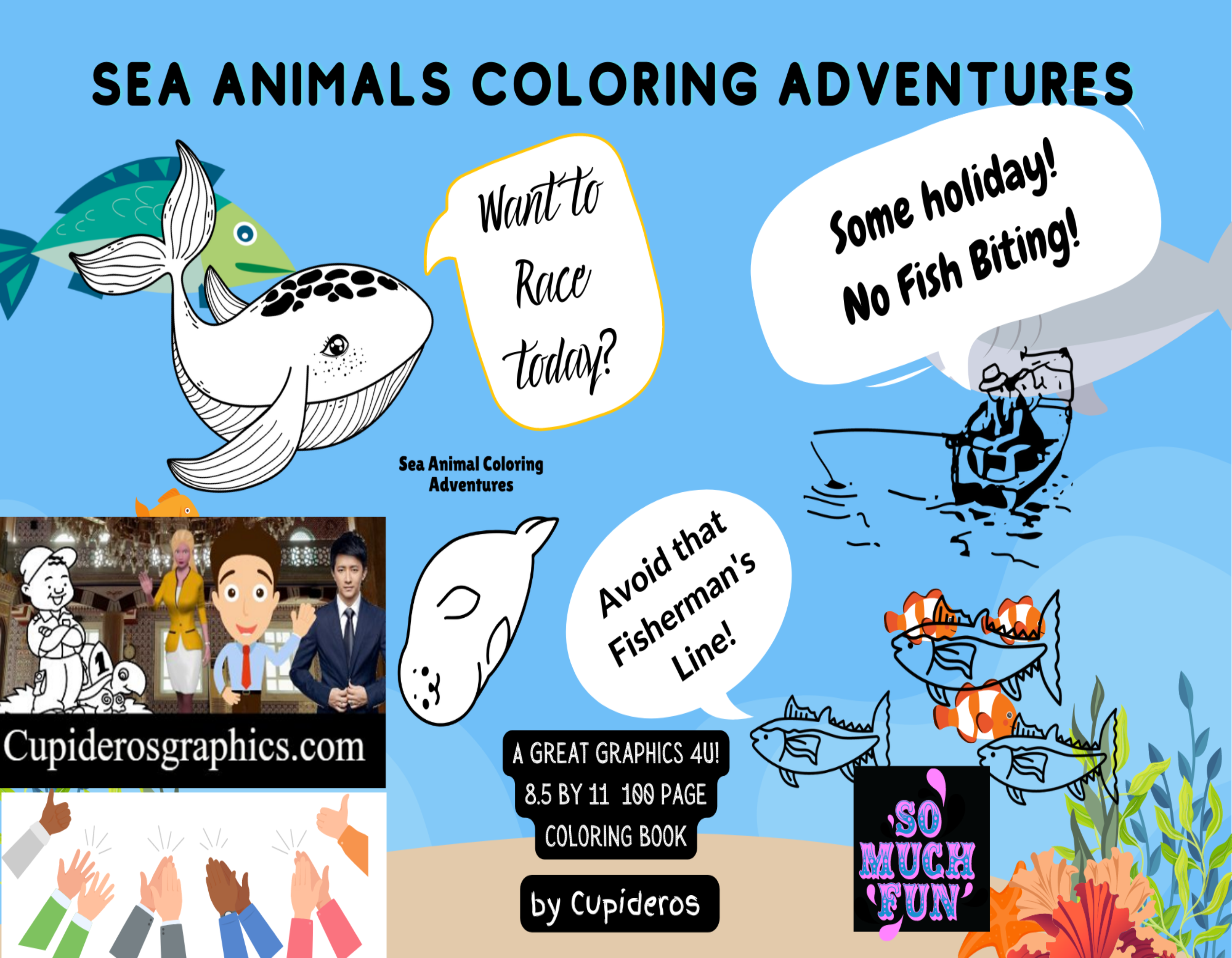 Sea Animals Coloring Adventures!