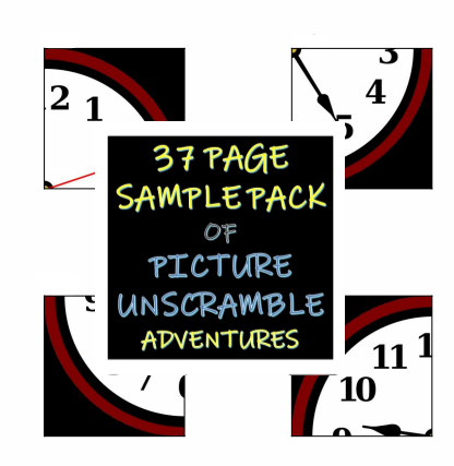 37-Picture Unscramble Adventure Games 4U!