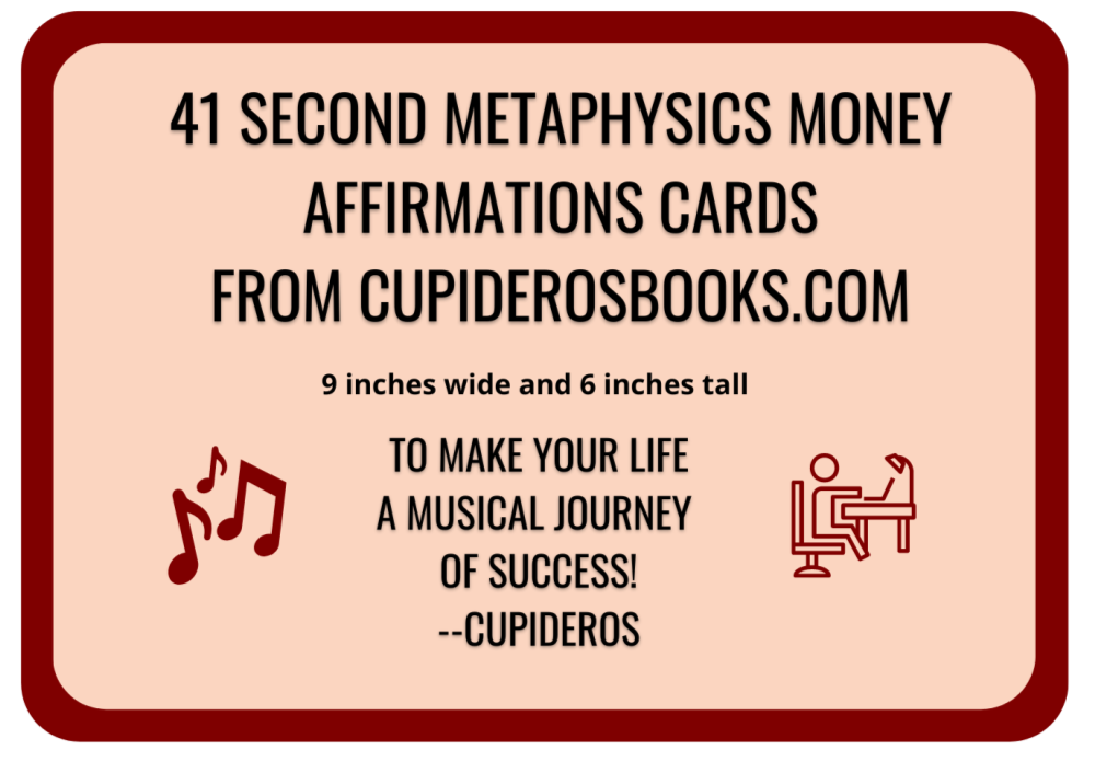 Video Cupiderosbooks.com Money Affirmation Cards