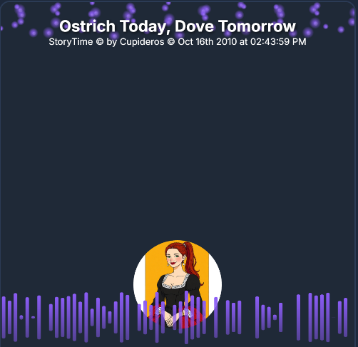 StoryTime from October 16, 2012: Ostrich Today, Dove Tomorrow