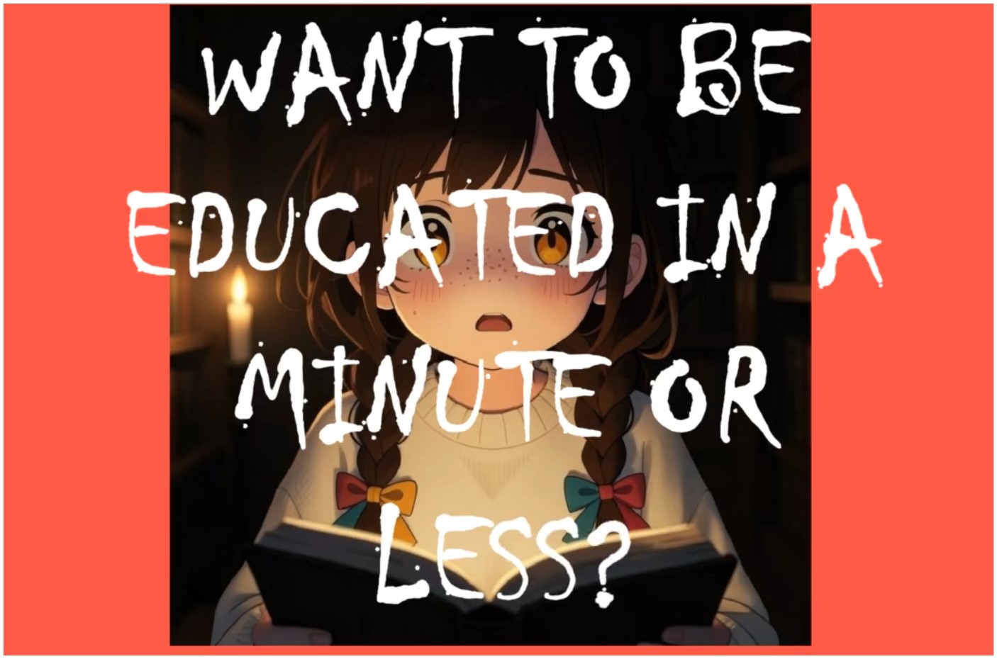 Want to be Educated in Less than a Minute?